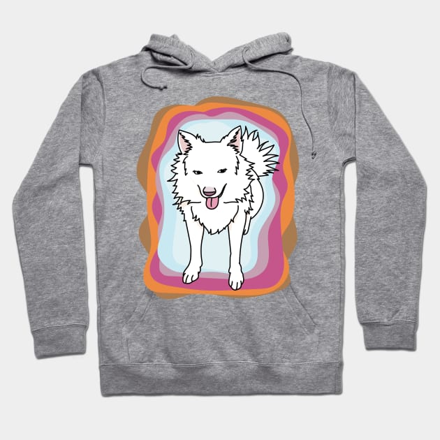 White good boy -Wait Hoodie by SDPP